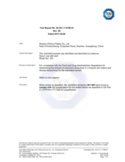 FDA protected certificate preview